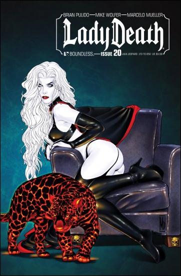 Lady Death (2010) issue 20-E Lava Leopard Cover 1/850