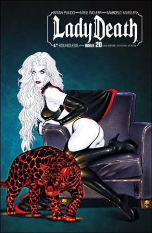 Lady Death (2010) issue 20-E Lava Leopard Cover 1/850