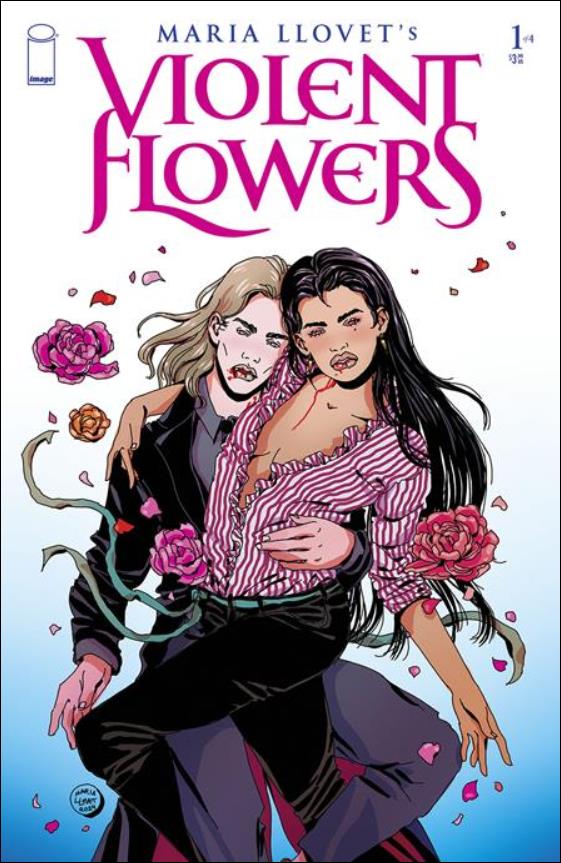Violent Flowers (2024) issue 1-B Maria Llovet "Roses" Cover