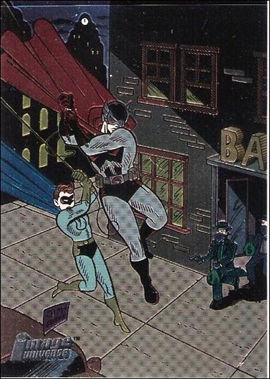Topps Finest Image Universe Founders Series (Base Set) card 82 Silver Age Shadowhawk and Squirrel