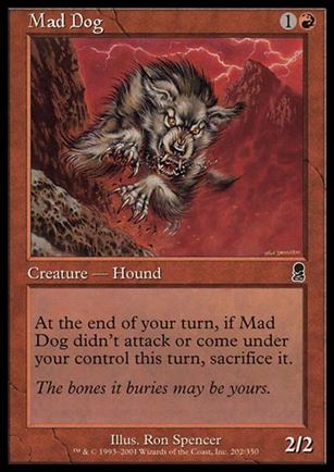 Magic the Gathering: Odyssey (Base Set) card 202 Mad Dog