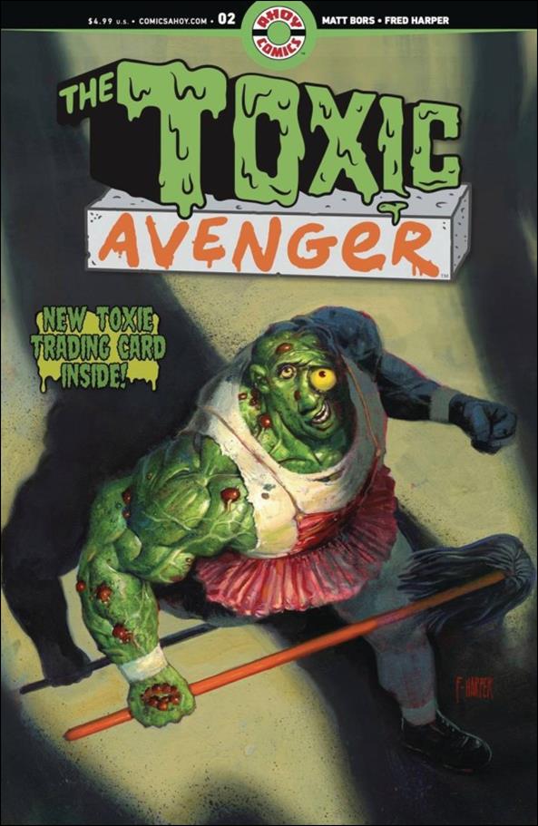 Toxic Avenger (2024) issue 2-D Fred Harper Polybagged Trading Card Cover