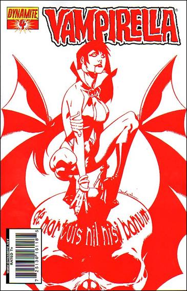 Vampirella (2010) issue 4-E Jason Pearson 1:10 Blood Red Cover