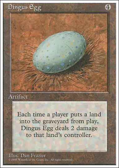Magic the Gathering: 4th Edition (Base Set) card 315 Dingus Egg