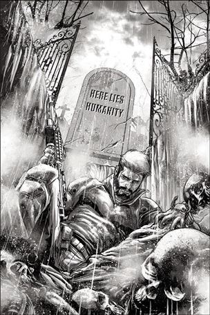 Life Zero issue 5-G Marco Checchetto 1:30 Black & White Virgin Cover