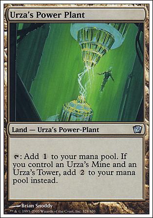 Magic the Gathering: 9th Edition (Base Set) card 328 Urza's Power Plant