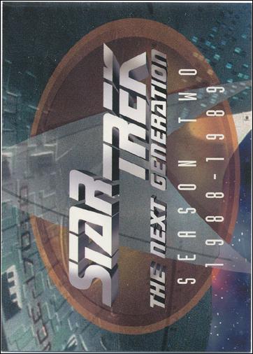 Star Trek: The Next Generation - The Episode Collection Season Two (Base Set) card 113 Mission Chronology - Card E