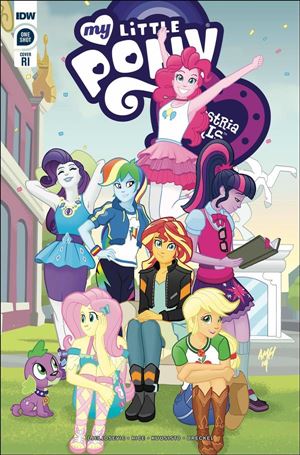 My Little Pony Equestria Girls: Canterlot High: March Madness issue One Shot-B Tony Fleecs Cover
