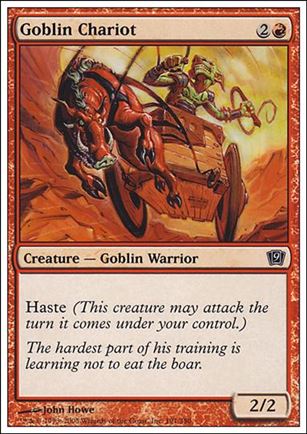 Magic the Gathering: 9th Edition (Base Set) card 191 Goblin Chariot