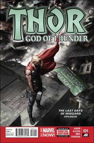 Thor: God of Thunder issue 24 Agustin Alessio Cover