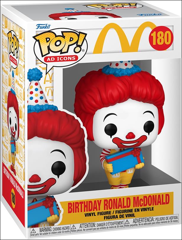 POP! Ad Icons figure 180 Birthday Ronald McDonald
