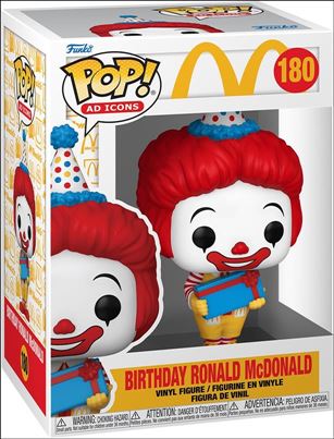 POP! Ad Icons figure 180 Birthday Ronald McDonald
