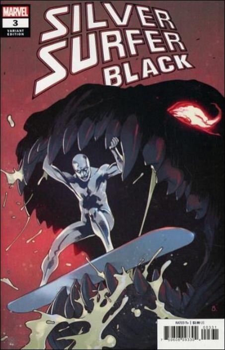 Silver Surfer: Black issue 3-C Bengal 1:25 Cover