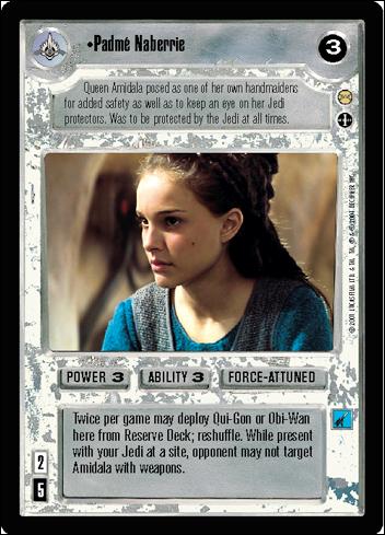 Star Wars: Tatooine Limited (Base Set) card 63 Padme Naberrie