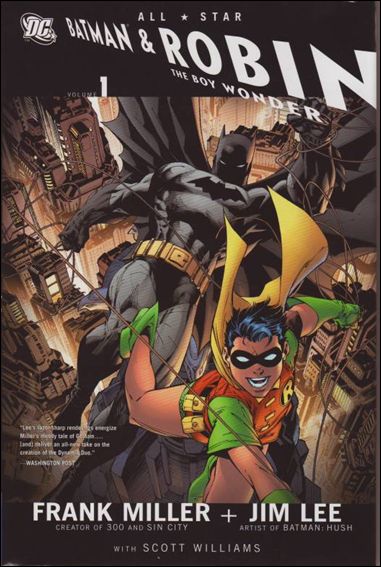 All Star Batman & Robin, the Boy Wonder issue 1 Dust Jacket