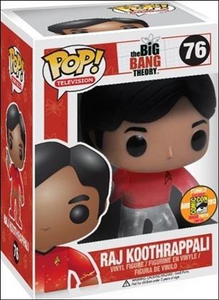 POP! Television figure 76-B Raj Koothrappali (Teleporting) SDCC 2013 1/1000