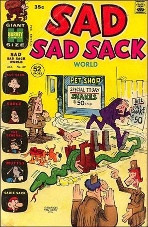 Sad Sad Sack World issue 39-B 35 Cent Price Cover