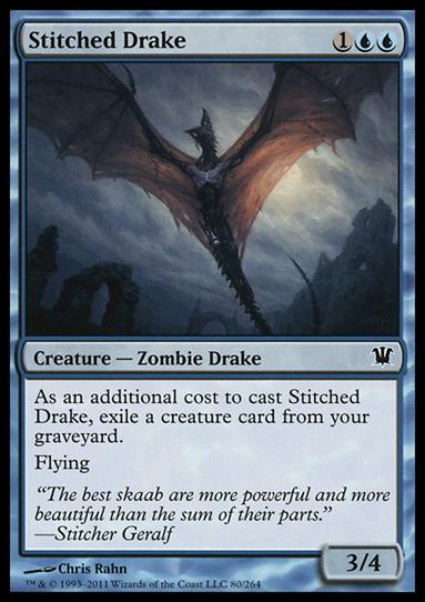 Magic the Gathering: Innistrad (Base Set) card 80 Stitched Drake