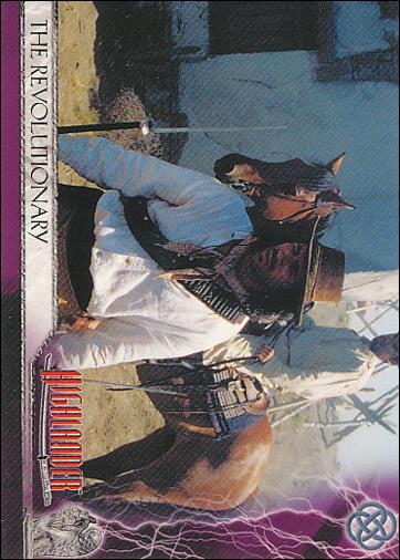 Complete Highlander (Base Set) card 51 The Revolutionary