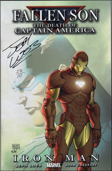 Fallen Son: The Death of Captain America issue 5-D DF M. Turner Cvr (Signed by Jeph Loeb) 1/111