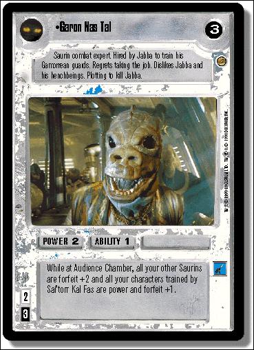 Star Wars: Jabba's Palace Limited (Base Set) card 101 Garon Nas Tal