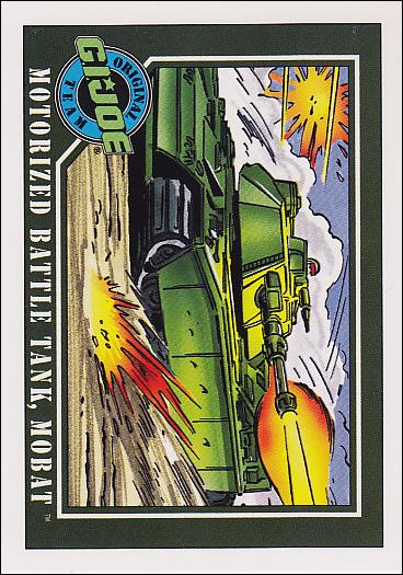 G.I. Joe (Base Set) card 60 Mobile Battle Tank, MOBAT