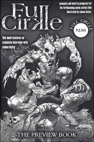 Full Cirkle Preview Book issue 1-B Signed by Simon Bisley 1/999