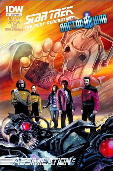 Star Trek: The Next Generation / Doctor Who: Assimilation2 issue 4 J.K. Woodward Cover