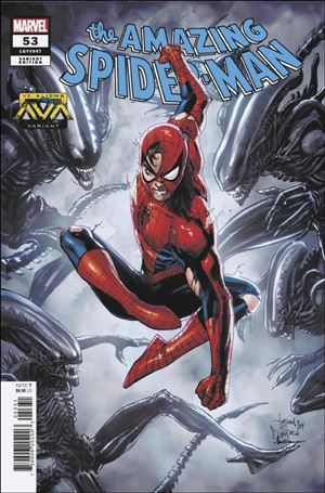 Amazing Spider-Man (2022) issue 53-D Tony S. Daniel Marvel vs. Alien Cover