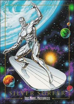 1992 Marvel Masterpieces (Base Set) card 90 Silver Surfer