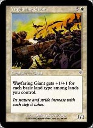 Magic the Gathering: Invasion (Base Set) card 44 Wayfaring Giant