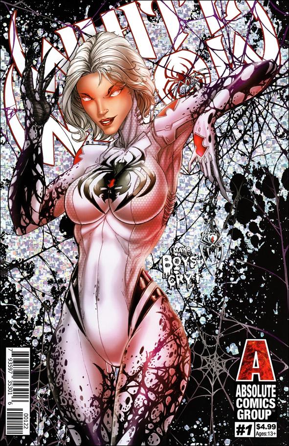 White Widow issue 1-ZC Silver Foil 2nd Printing Cover