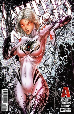 White Widow issue 1-ZC Silver Foil 2nd Printing Cover