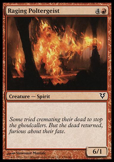 Magic the Gathering: Avacyn Restored (Base Set) card 150 Raging Poltergeist