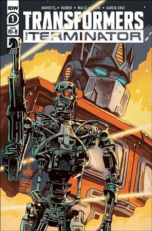 Transformers vs the Terminator issue 1-D Francesco Francavilla 1:25 Cover
