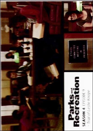 Parks and Recreation: Seasons 1 - 4 card 55 Trial of Leslie Knope
