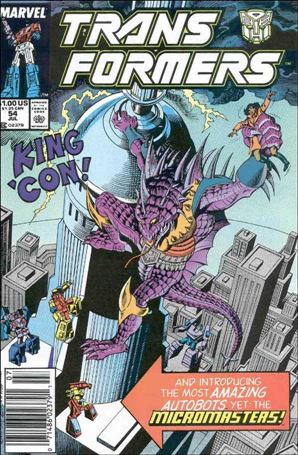 Transformers (1984) issue 54-B Newsstand Cover
