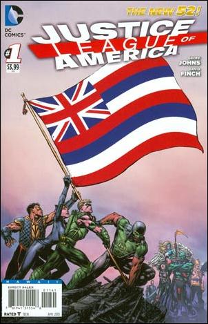 Justice League of America (2013)  issue 1-ML Hawaii State Flag Cover