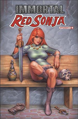 Immortal Red Sonja issue 10-C Joseph Michael Linsner Cover