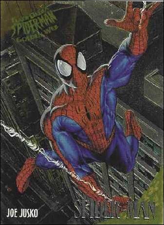 Fleer Ultra Spider-Man (Golden Web Subset) card 7 Spider-Man