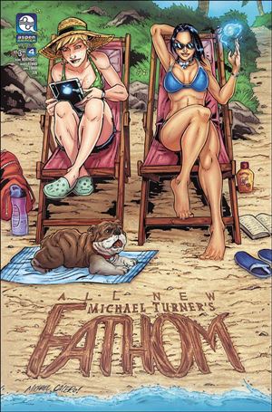 All New Michael Turner's Fathom issue 4-C Michael Calero Cover