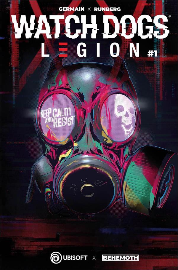 Watch Dogs: Legion issue 1-B Alberto Massaggia Gas Mask Cover