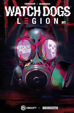 Watch Dogs: Legion issue 1-B Alberto Massaggia Gas Mask Cover