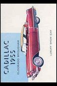 World on Wheels (Base Set) card 177-B Cadillac Eldorado Brougham 1955 (Blue Back)