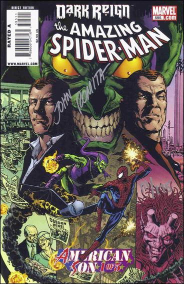 Amazing Spider-Man (1963) issue 595-C DF Phil Jimenez Cover Signed by John Romita 1/175