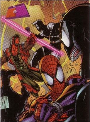 Marvel vs WildStorm (Base Set) card 38 Backlash/Spider-Man (Part 2)