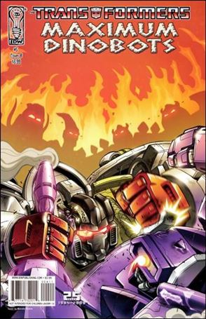 Transformers: Maximum Dinobots issue 5-B Marcelo Matere Cover