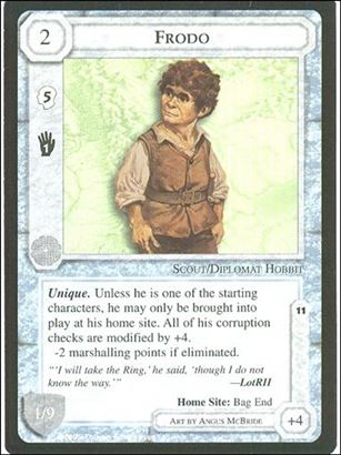 Middle-Earth: The Wizards (Base Set) card 170 Frodo