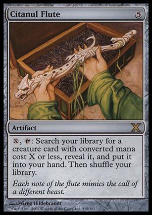 Magic the Gathering: 10th Edition (Base Set) card 315 Citanul Flute