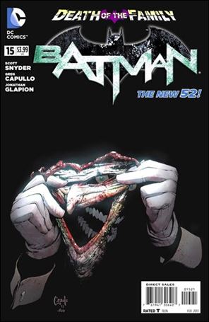Batman (2011) issue 15-D Joker Face Cover